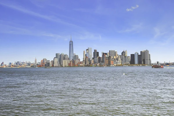 Манхеттен Skyline, Нью-Йорк, США. — стокове фото
