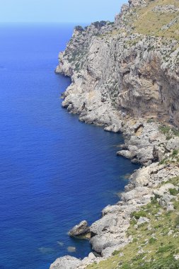 Mallorca Adası'nda mavi okyanus