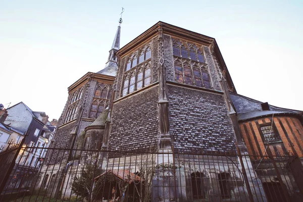 ノルマンディー、フランスのサント カトリーヌ木造教会 — ストック写真