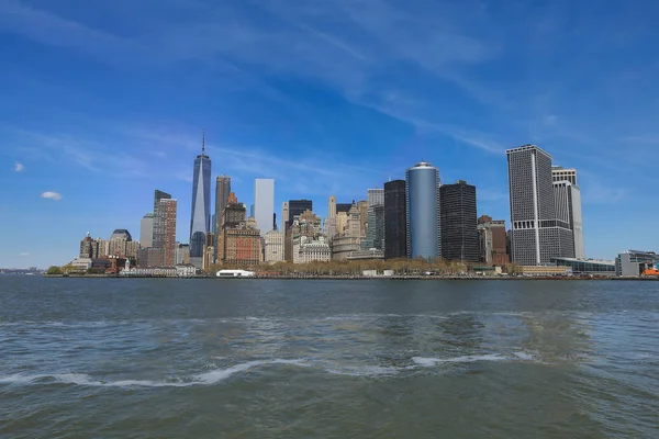 Manhattan Skyline, Нью-Йорк, США . — стоковое фото