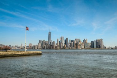 Manhattan skyline, new york, ABD. 