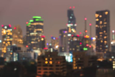Şehir manzarası bokeh, güzel cityscape görünümü Bangkok
