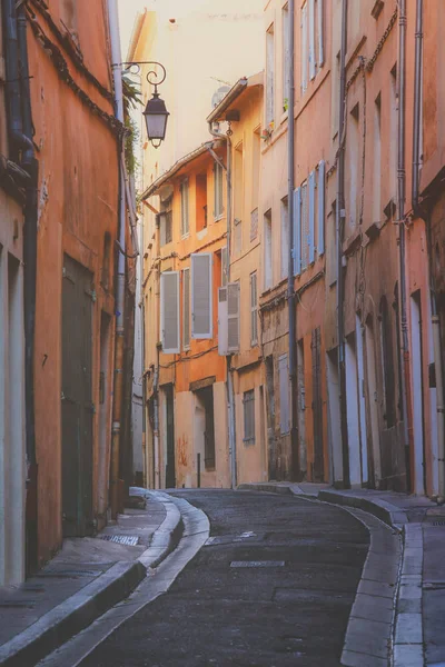 Provence Tipik Şehir Aix Provence Eski Cephesi Ile — Stok fotoğraf