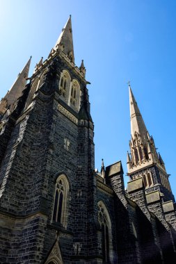 Melbourne, Avustralya 'daki popüler St. Patrick katedrali.