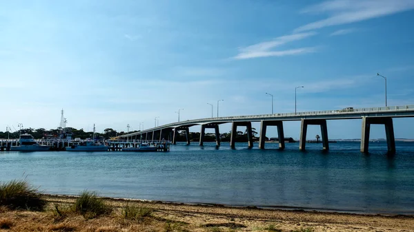 Puente San Remo Que Conecta Entre San Remo Phillip Island Imagen De Stock