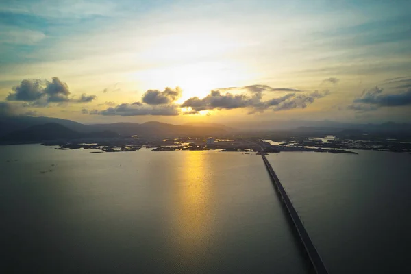 Luchtfoto Van Kustlijnen Bij Quy Nhon Vietnam — Stockfoto