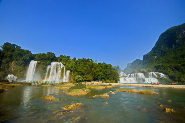 Phong Nam Caobang Vietnam September 2019 Schoonheid Van Ban Gioc — Stockfoto