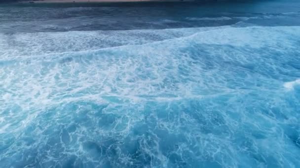 Vista aerea sulla spiaggia e sull'oceano a Bali Indonesia 61 — Video Stock