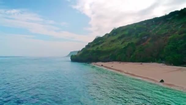 Κάτοψη του παράκτιου ωκεανού του νησιού Μπαλί Ινδονησία 41 — Αρχείο Βίντεο
