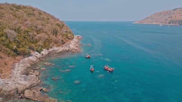 Андаманское море и пляжи Пхукета — стоковое видео
