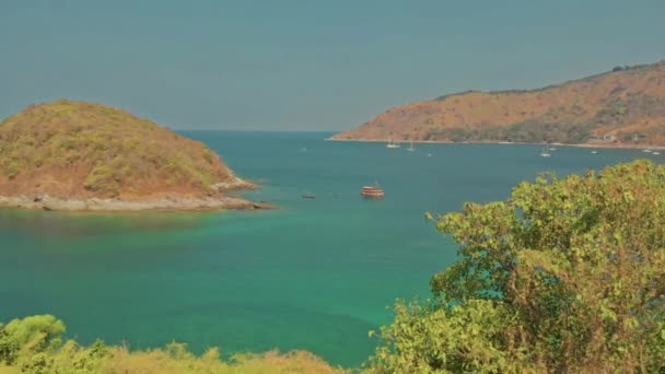 Андаманское море и пляжи Пхукета — стоковое видео