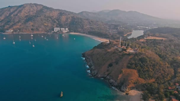 Morze Andamskie i plaże Phuket Tajlandia 25 — Wideo stockowe