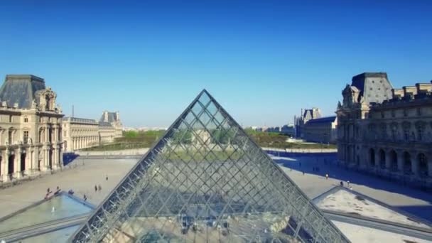 Paris Aerial View 10 — Stock video