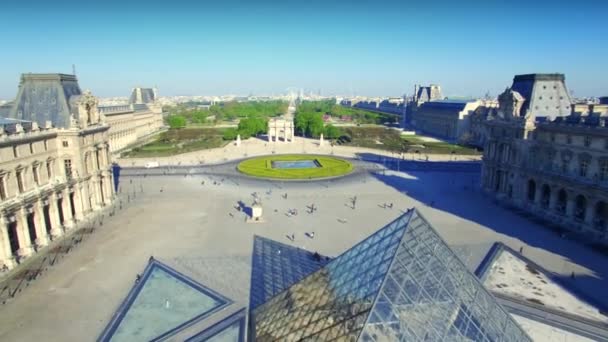 Vista aérea de París 6 — Vídeo de stock