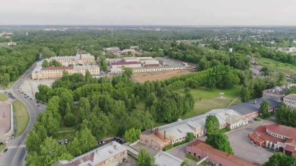 Luchtfoto Poesjkin - Sint-Petersburg Rusland 2 — Stockvideo