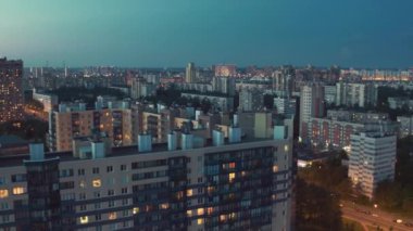 St. Petersburg Rusya 'da beyaz bir gecenin en güzel manzarası.