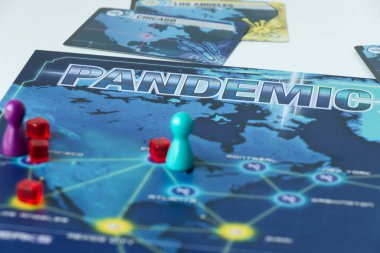 Vancouver, Canada - January 28,2019: View of  popular board game 