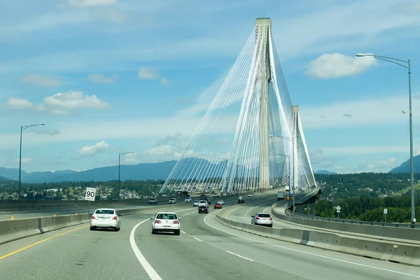 Surrey Canada June 2019 View Trans Canada Highway Port Mann — Stock Photo, Image