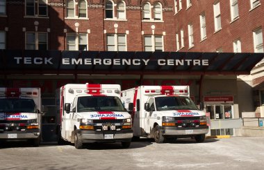 Vancouver, Canada - February 20,2020: View of Emergency Department 