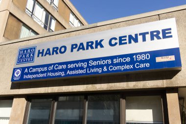 Vancouver, Canada - February 20,2020: View of entrance 