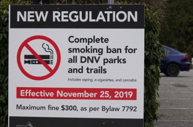 Deep Cove, Kuzey Vancouver, Kanada - Nisan 12020: Panorama Park 'ta 