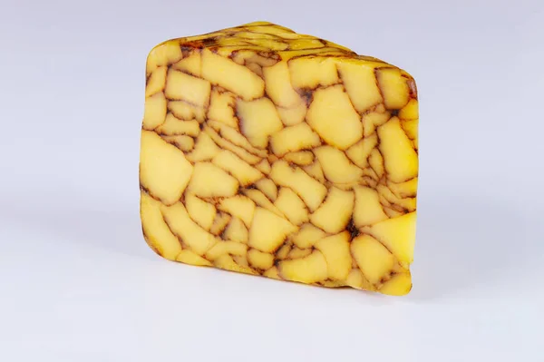 Beyaz Izole Arkaplanda Rlanda Hamur Peyniri — Stok fotoğraf
