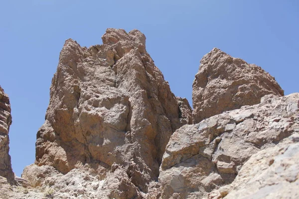 Vulcano Teide e cielo blu — Foto Stock