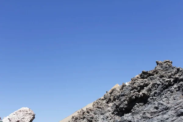 Vulkan Teide und blauer Himmel — Stockfoto