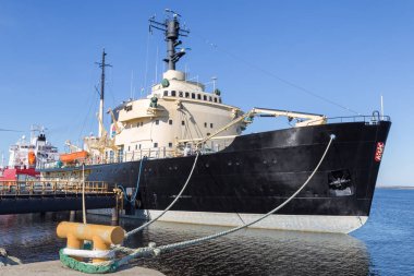 KEMI, FINLAND - JULY 22, 2016:  Icebreaker Sampo