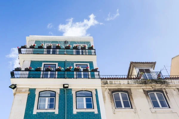 Faades apartman Lizbon Portekiz — Stok fotoğraf