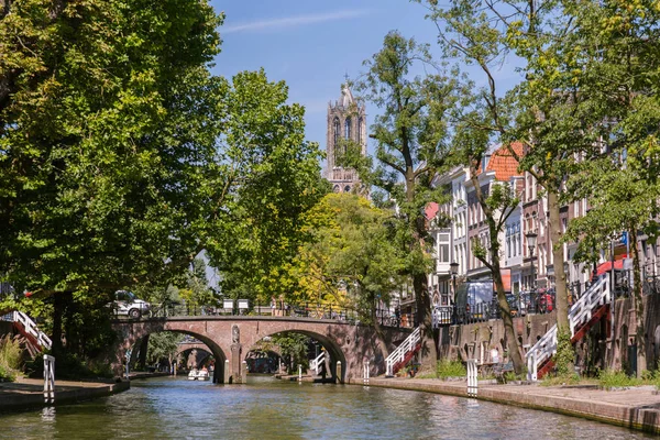 Centrum miasta Utrecht Holandia — Zdjęcie stockowe