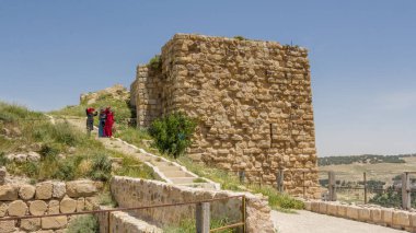 Karak, Ürdün - 26 Nisan 2016: Historic site Karak