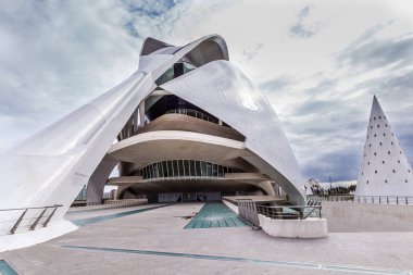 Valencia, İspanya - 01 Aralık 2016: Şehir sanat ve bilim