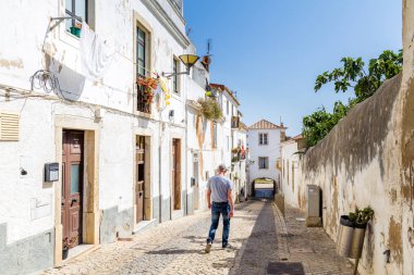 Cadde görünümü Lagos, Algarve Portekiz