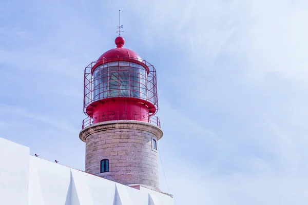 Lighthouse Ponta da Piedade cliffs near Lagos, Algarve, Portugal — Stock Photo, Image