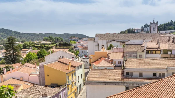 Stadtbild altes monchique-zentrum an der algarve in portugal — Stockfoto