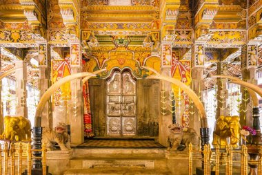 Interiori Tapınağı nın diş Kandy, Sri Lanka