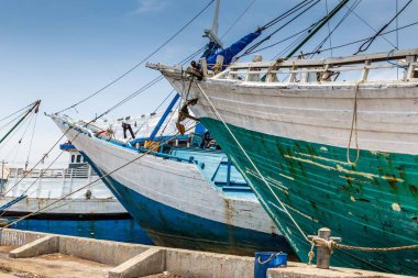 Eski Hollanda liman Semarang Endonezya eski gemiler