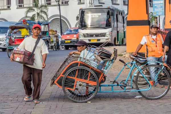 Most w Semarang Indonezja — Zdjęcie stockowe