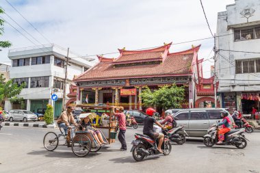 Surabaya Endonezya sokak sahne