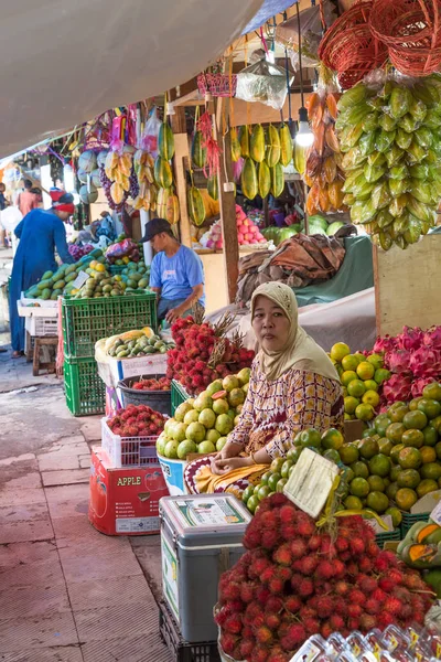 Warzywa marktet Surabaya w Indonezji — Zdjęcie stockowe
