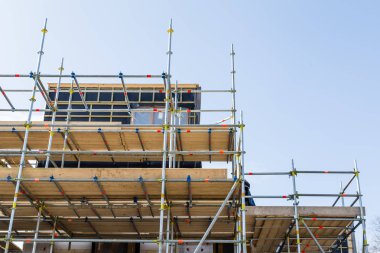 İnşaat sitesi evleri