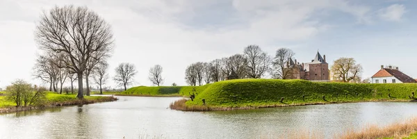 Fort slot Loevestein Nederland — Stockfoto