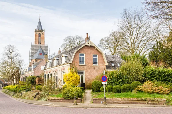 Streetview tradycyjnej holenderskiej wioski — Zdjęcie stockowe