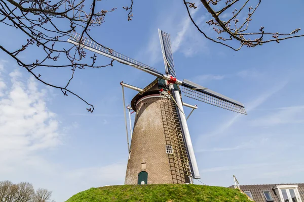 Widnmill tradicional holandés — Foto de Stock