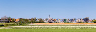 Skyline Den Hoorn Texel the Netherlands clipart