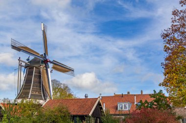 Hollanda 'da Overijssel, Hatem adlı turistik köy.