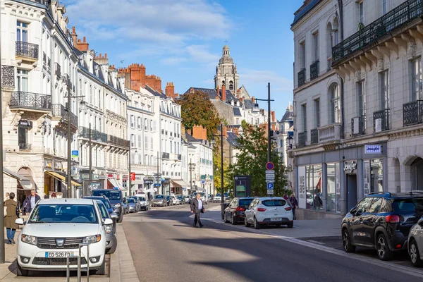 Vue sur la rue de Blois en France — Photo