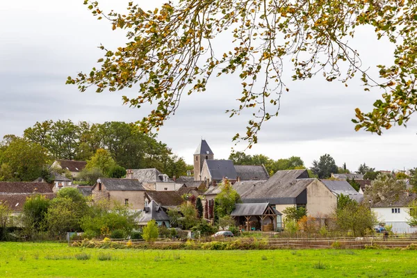 Lilla byn Loire dalen Farnce — Stockfoto