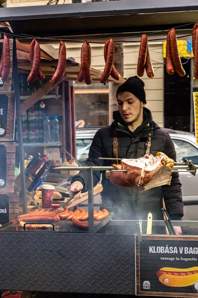 Streetfood a Praga, Repubblica Ceca — Foto Stock